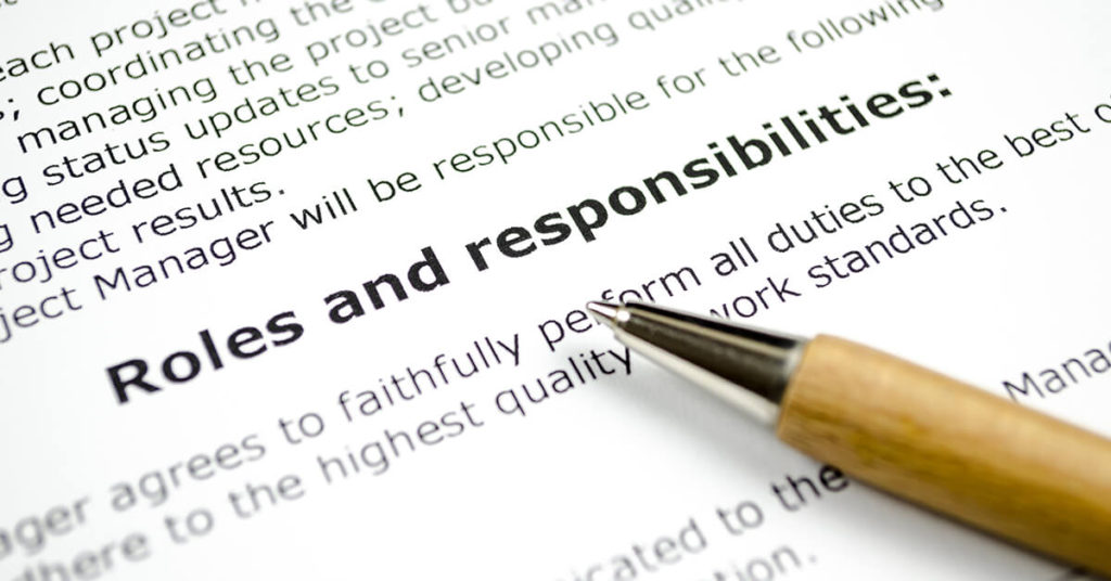 Roles and Responsibilities on Job