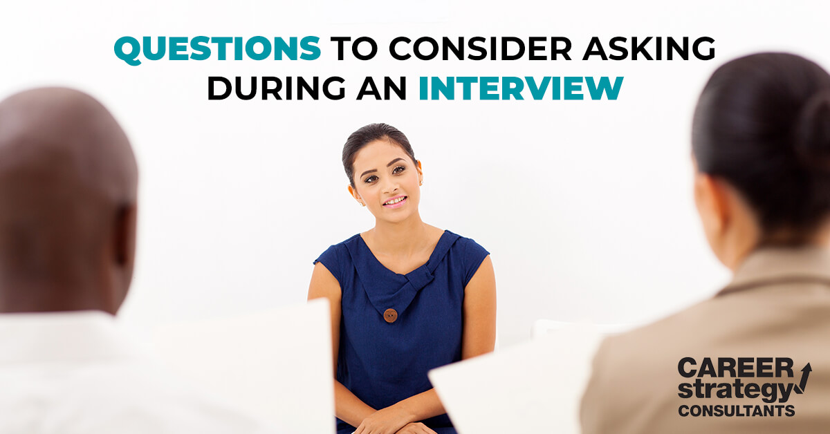 Questions to Consider Asking During an Interview
