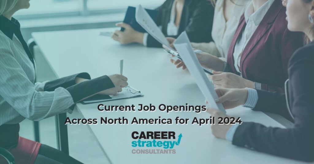 Job Openings for April 2024